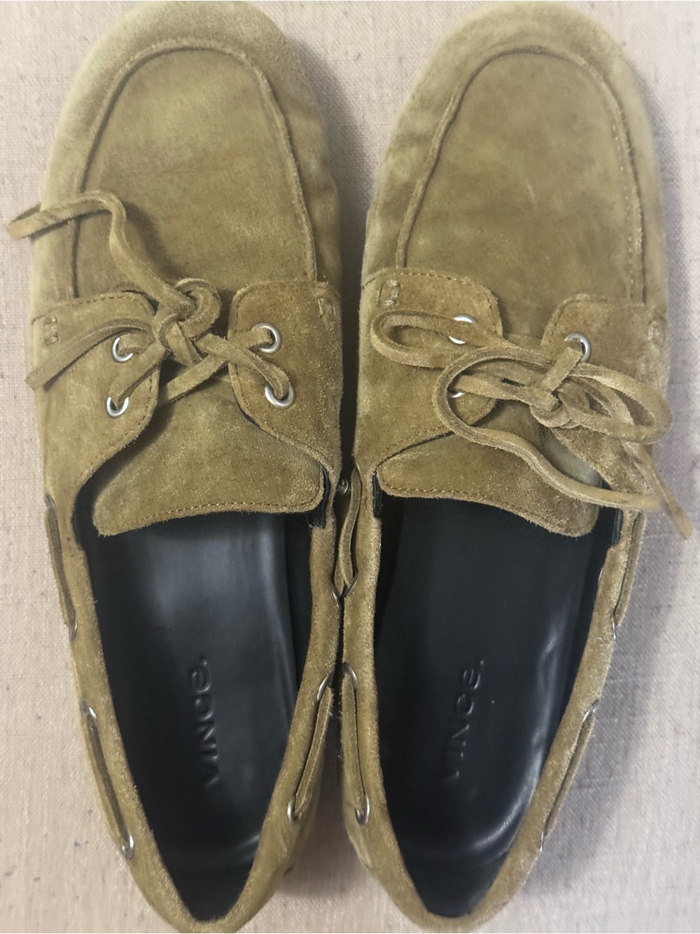 Vince Suede women’s loafers in Olive Brown